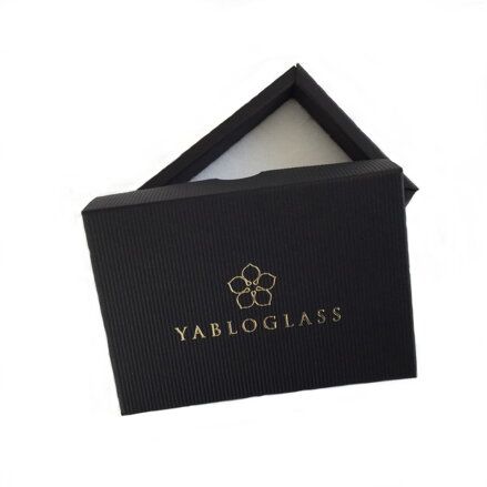 Fashion jewelry alegant black gift box with YABLOGLASS logo on the top